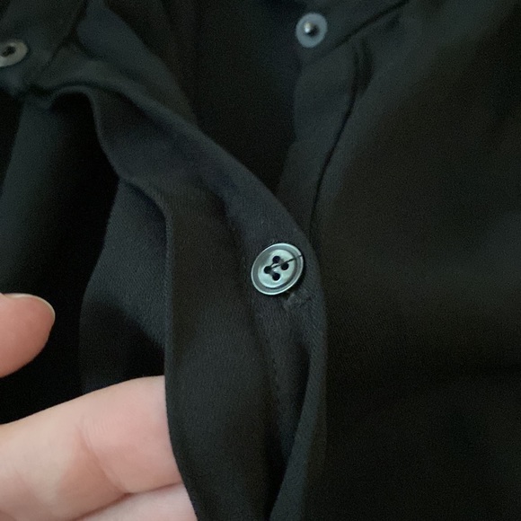 A.L.C. Drew Button Front Black Romper🖤🖤🖤 - Picture 7 of 14